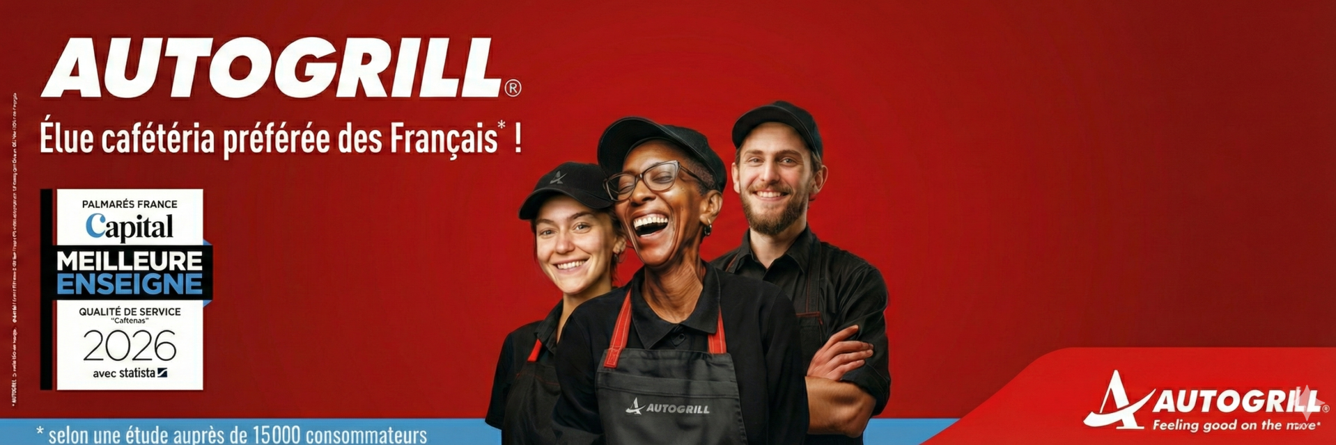 AUTOGRILL : ÉLUE MEILLEURE ENSEIGNE QUALITÉ DE SERVICE CAFETERIA 2026 